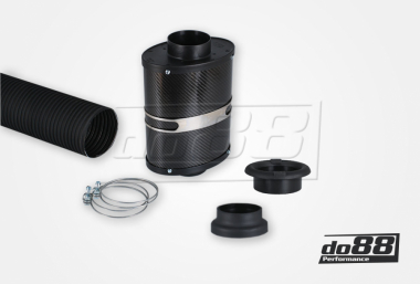 BMC OTA Oval Trumpet Airbox, Karbonfiber, Forbindelse 85mm, Lengde 265mm