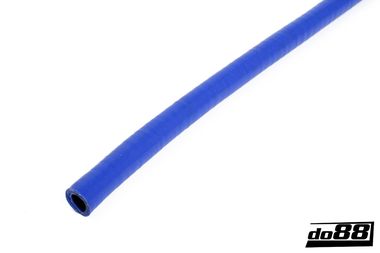 Silikonslange Blå Flexibel slät 0,5'' (13mm)