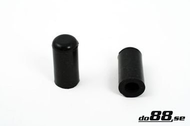 Silikonhatt 6mm svart