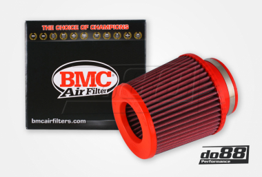 BMC Twin Air Konisk Luftfilter, Forbindelse 100mm, Lengde 140mm