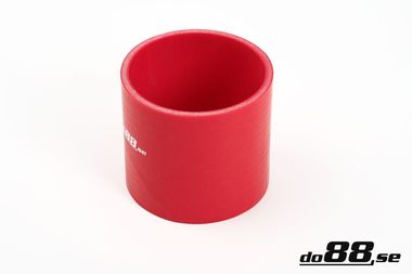 Silikonslange Rød Kobling 4,5'' (114mm)
