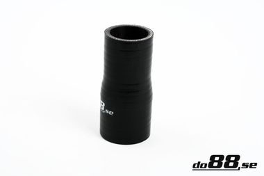 Silikonslange Svart 1 - 1,5'' (25-38mm)