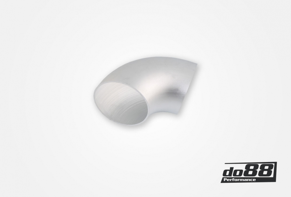 Alurør 90° 45x3 mm, kort radius