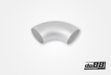 Alurør 90° 76x3 mm, lang radius Alurør 90° 76x3 mm, lang radius