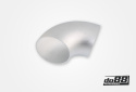 Alurør 90° 76x3 mm, kort radius