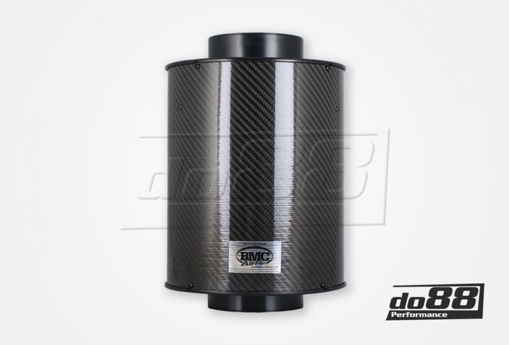 BMC CDA Carbon Dynamic Airbox, Karbonfiber, Forbindelse 100mm, Lengde 224mm