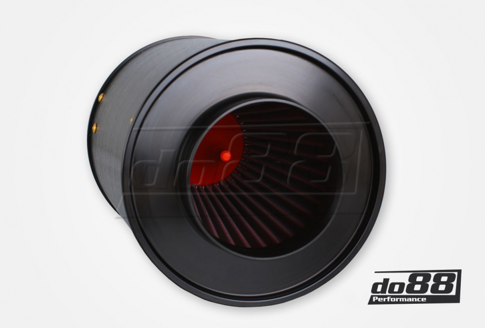 BMC CDA Carbon Dynamic Airbox, Karbonfiber, Forbindelse 120mm, Lengde 260mm