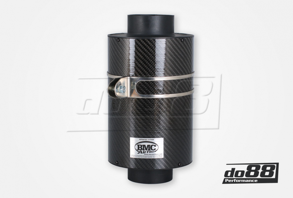 BMC CDA Carbon Dynamic Airbox, Karbonfiber, Forbindelse 85mm, Lengde 200mm