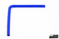 Silikonslange Blå 90 grader långt ben 0,5'' (13mm)