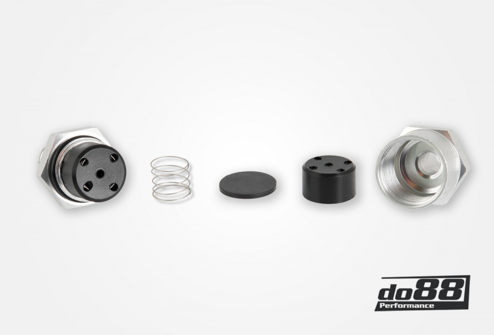 Enveis Tilbakeslagsventil for 6mm slange, Aluminium Enveis Tilbakeslagsventil for 6mm slange, Aluminium