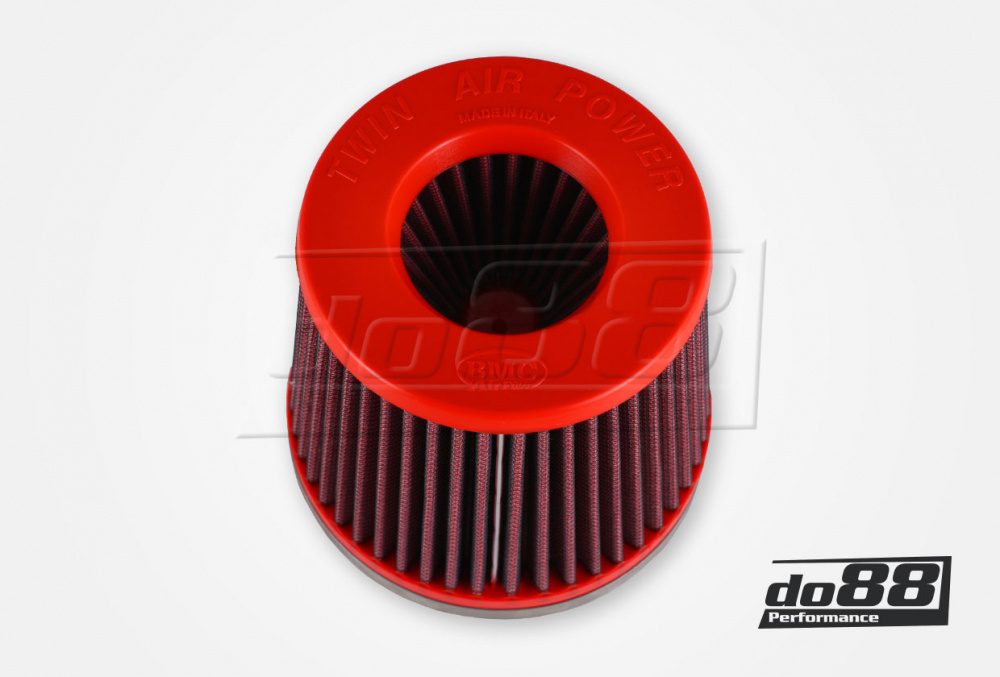 BMC Twin Air Konisk Luftfilter, Forbindelse 130mm, Lengde 140mm