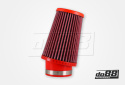 BMC Twin Air Konisk Luftfilter, Forbindelse 65mm, Lengde 150mm, 15°