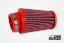 BMC Twin Air Konisk Luftfilter, Forbindelse 65mm, Lengde 150mm, 15°