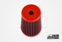 BMC Twin Air Konisk Luftfilter, Forbindelse 65mm, Lengde 150mm, 15°