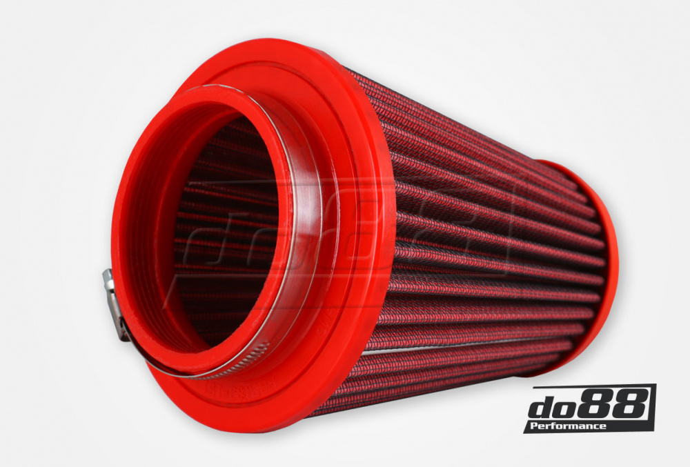 BMC Twin Air Konisk Luftfilter, Forbindelse 80mm, Lengde 151mm BMC Twin Air Konisk Luftfilter, Forbindelse 80mm, Lengde 151mm