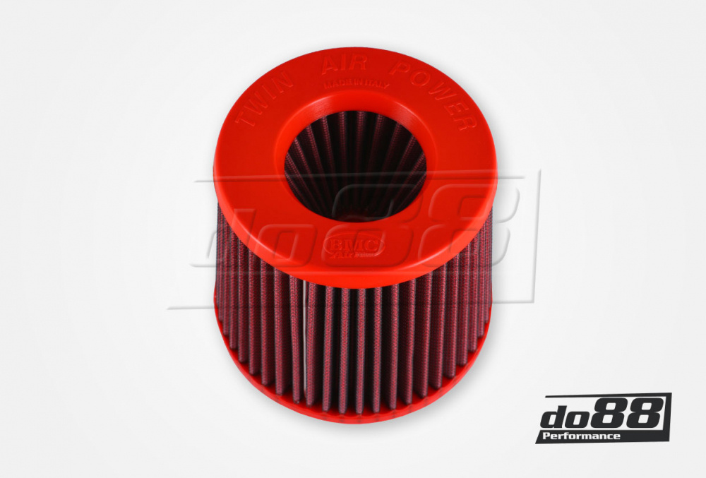 BMC Twin Air Konisk Luftfilter, Forbindelse 90mm, Lengde 130mm, Uttak Bosch sensor
