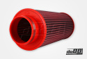 BMC Twin Air Konisk Luftfilter, Forbindelse 90mm, Lengde 300mm