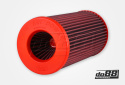 BMC Twin Air Konisk Luftfilter, Forbindelse 90mm, Lengde 300mm
