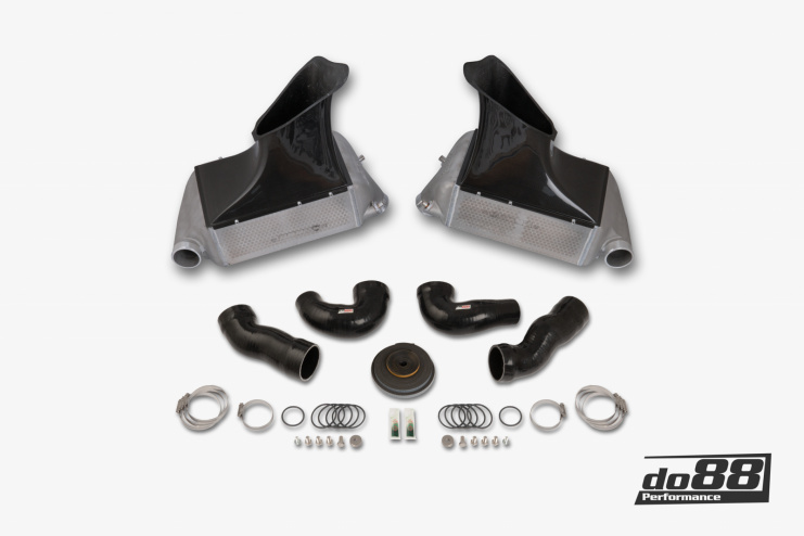 Porsche 911 Turbo (997.1) Intercooler kit MERA i gruppen Modell tilpasset / Porsche / 997.1, Turbo GT2 (911) hos do88 AB (ICM-230-1-do88r)