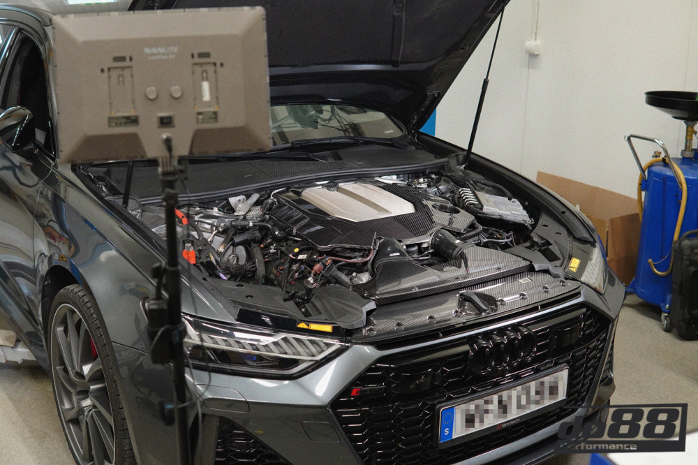 Motordeksel karbonfiber, Audi RS6 RS7 C8