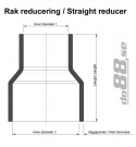 Silikonslange Blå 1,375 - 1,5\'\' (35-38mm)