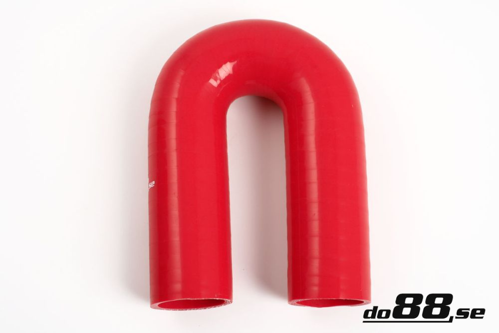 Silikonslange Rød 180 grader 1,75\'\' (45mm) i gruppen Silikonslange / slange / Silikonslange Rød / Bend / 180 grader hos do88 AB (RB180G45)