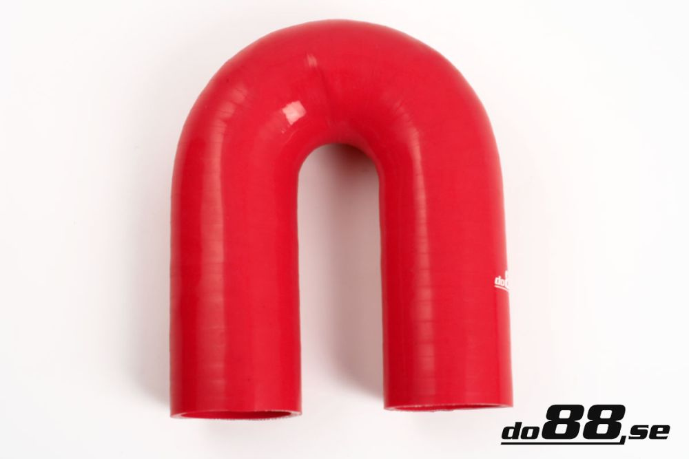 Silikonslange Rød 180 grader 2\'\' (51mm) i gruppen Silikonslange / slange / Silikonslange Rød / Bend / 180 grader hos do88 AB (RB180G51)