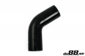 Silikonslange Svart 60 grader 2,5\'\' (63mm) Silikonslange Svart 60 grader 2,5\'\' (63mm)