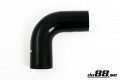 Silikonslange Svart 90 grader 2,25'' (57mm) Silikonslange Svart 90 grader 2,25'' (57mm)