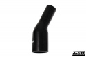 Silikonslange Svart 25 grader 2,5 - 2,75\'\' (63 - 70mm)