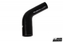 Silikonslange Svart 60 grader 0,5 - 0,75\'\' (13-19mm)