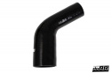 Silikonslange Svart 60 grader 2,25 - 3\'\' (57 - 76mm)