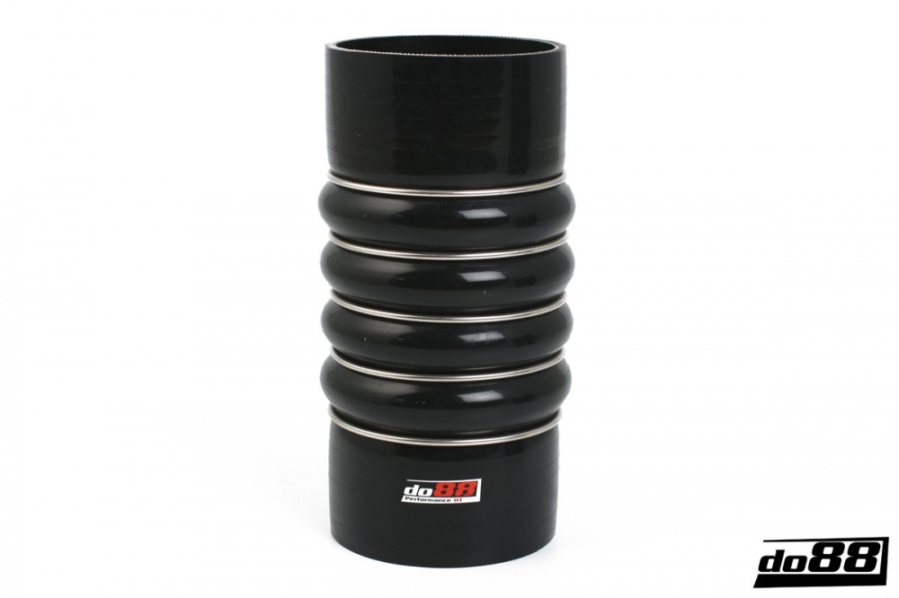 Silikonslange Svart FlexKobling 4-Steg 4\'\' (102mm) i gruppen Silikonslange / slange / Silikonslange Svart / Flex kobling / Flex kobling, 4 trinn hos do88 AB (SCAC102)