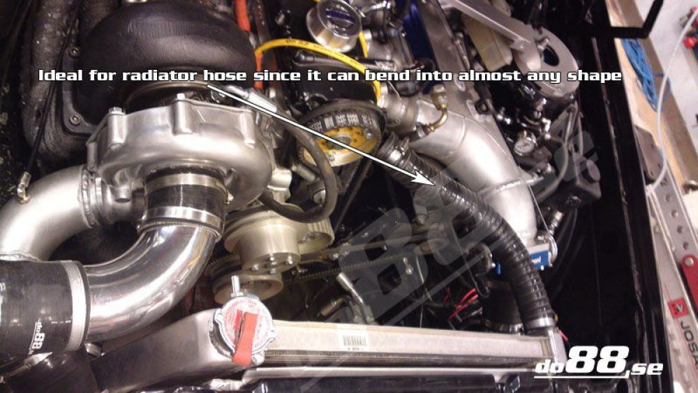 Silikonslange Svart Flexibel 2,0\'\' (51mm) Silikonslange Svart Flexibel 2,0\'\' (51mm)