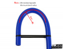Silikonslange Svart Flexibel slät 1,75\'\' (45mm)