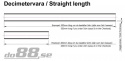 Silikonslange Decimetervara Svart 3,5\'\' (89mm)