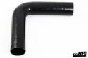 Silikonslange Svart 90 grader långt ben 2,5\'\' (63mm) Silikonslange Svart 90 grader långt ben 2,5\'\' (63mm)