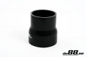 Silikonslange Svart 2,75 - 3\'\' (70-76mm)