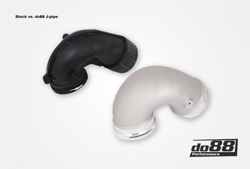 BMW F8X M2C M3 M4 Intercooler rør J-pipe, Intercooler-Spjeldhus