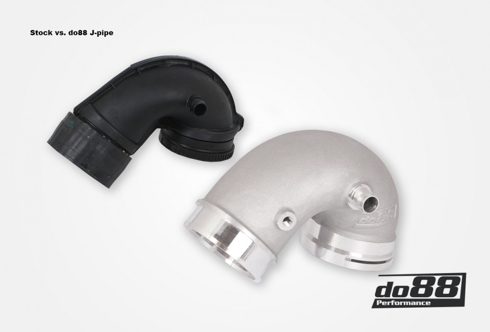 BMW F8X M2C M3 M4 Intercooler rør J-pipe, Intercooler-Spjeldhus