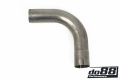 Eksosrør stål 90 grader 3,5'' (89mm) Eksosrør stål 90 grader 3,5'' (89mm)