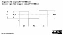 Eksosrør stål stegmuffe 51/57/63mm Eksosrør stål stegmuffe 51/57/63mm