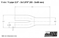 Y-rør 2,5'' - 2x1,875'' (63 - 2x48mm) Y-rør 2,5'' - 2x1,875'' (63 - 2x48mm)