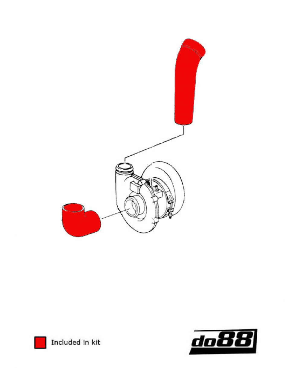 Porsche 964 Turbo Intercooler slange