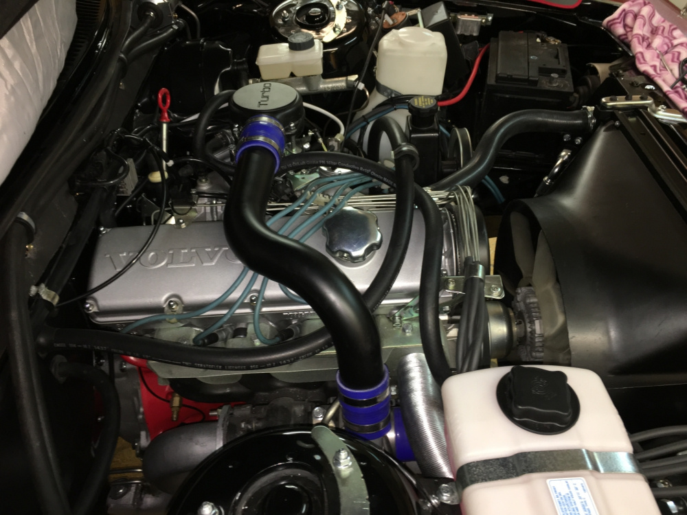 Volvo 240 Turbo 1981-1985 Intercooler slange Blå