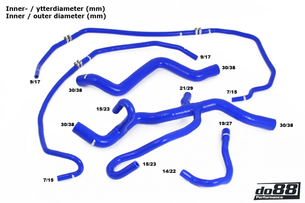 Volvo C30/C70/S40/V50 Turbo Automatisk 04-13 Radiatorslanger
