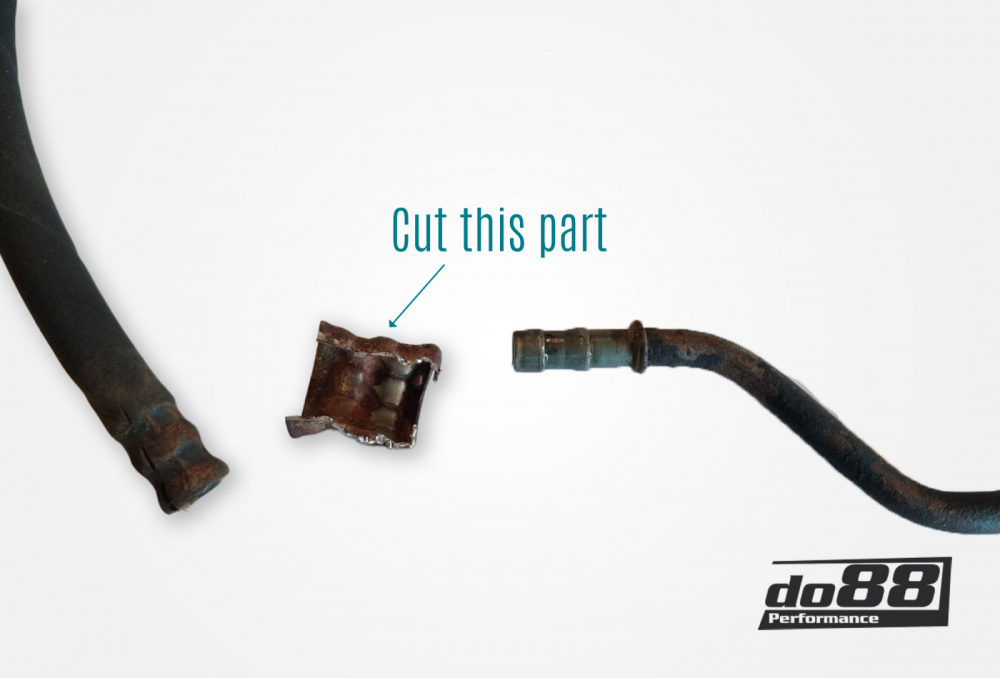 SAAB 900 1986-93 Servoslange Svart