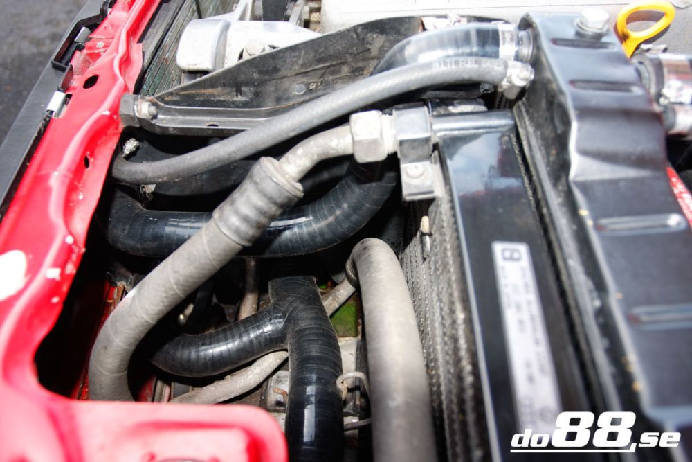 Audi Quattro 20v Radiatorslanger Svart Audi Quattro 20v Radiatorslanger Svart